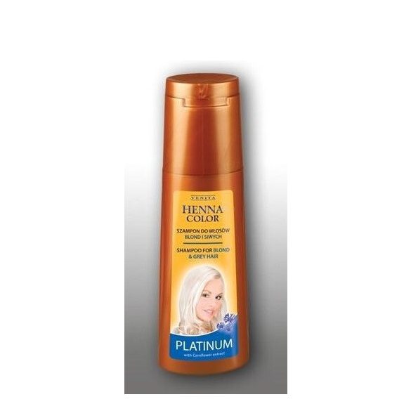 Henna color hajsampon szőke és ősz hajra Venita 300ml