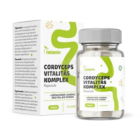 Netamin Cordyceps Vitalitás Komplex kapszula 60x