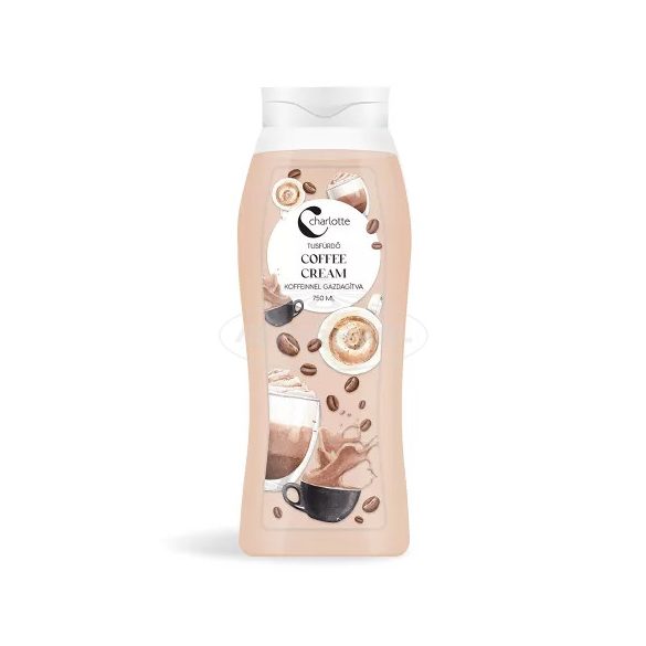 Charlotte tusfürdő Coffee Cream koffeinnel gazdagítva 750ml