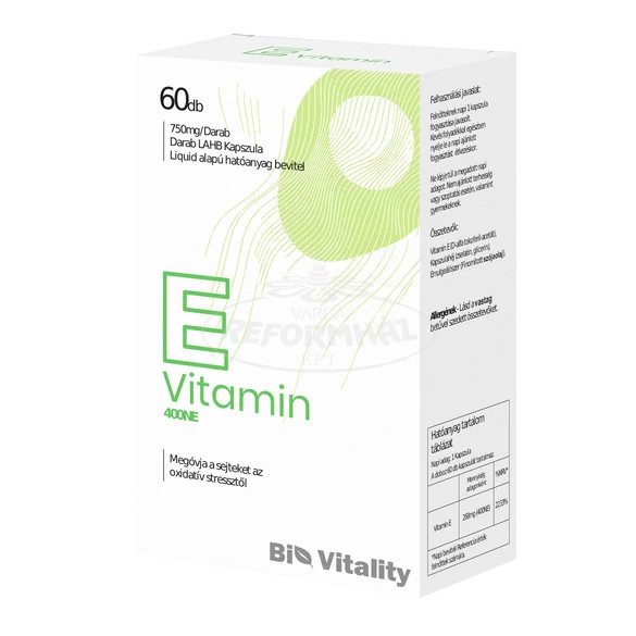 Bio Vitality E-vitamin 400 NE 60x 60db