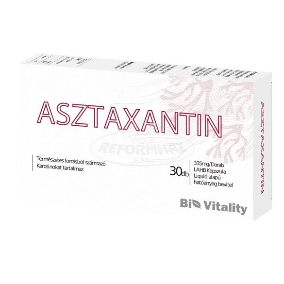 Bio Vitality Astaxantin 335mg/ kapszula 30x 30db