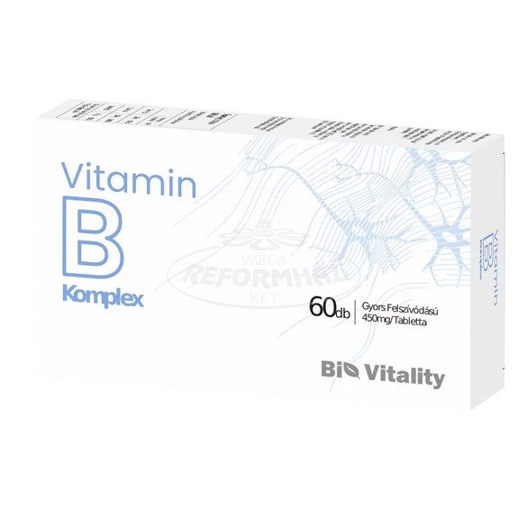 Bio Vitality B-komplex 450mg/filmtabletta 60x 60db